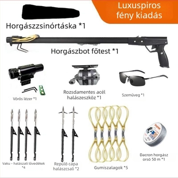 Harmadik generációs halászati fegyver infravörös funkcióval, dartszett és orsó