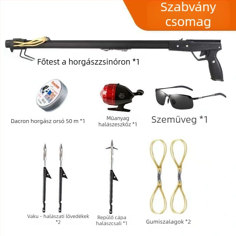 Harmadik generációs halászati fegyver infravörös funkcióval, dartszett és orsó