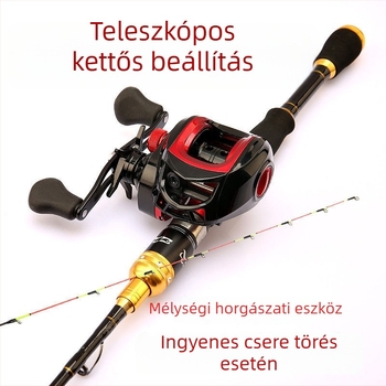 Horgászbot híd-platóhoz, titánötvözet és ólom anyagból