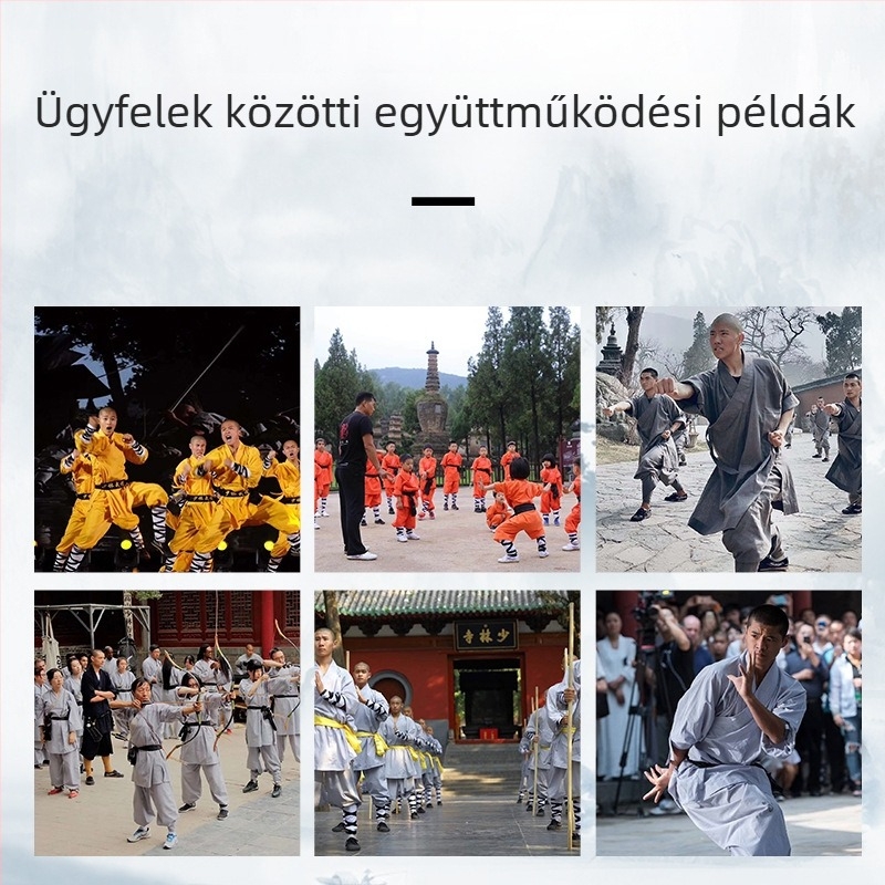 Tai Chi gyakorló ruházat, pamut-selyem, 100% pamut bélés, uniszex