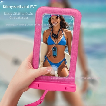 Több színű PVC vízálló telefontáska, nagy méretű a strandra, lebegő telefontok