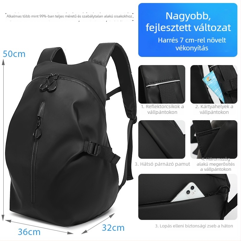 Motorkerékpár sisak-táska – poliészter, 35L, kerékpáros táska, Guangzhou eredetű