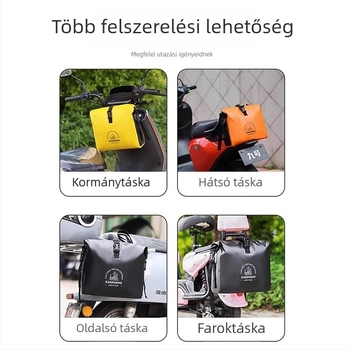 Első kerékpár táska, PVC vízálló, 9L, KS1623