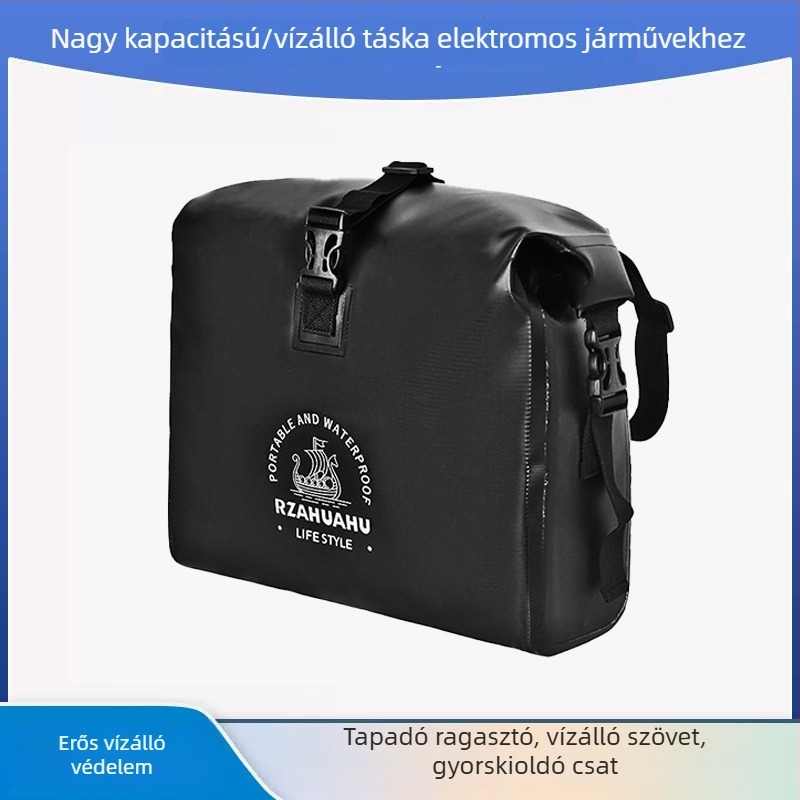 Első kerékpár táska, PVC vízálló, 9L, KS1623