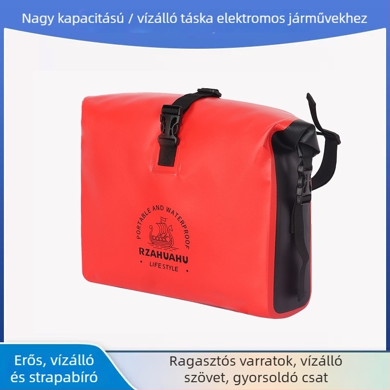Első kerékpár táska, PVC vízálló, 9L, KS1623