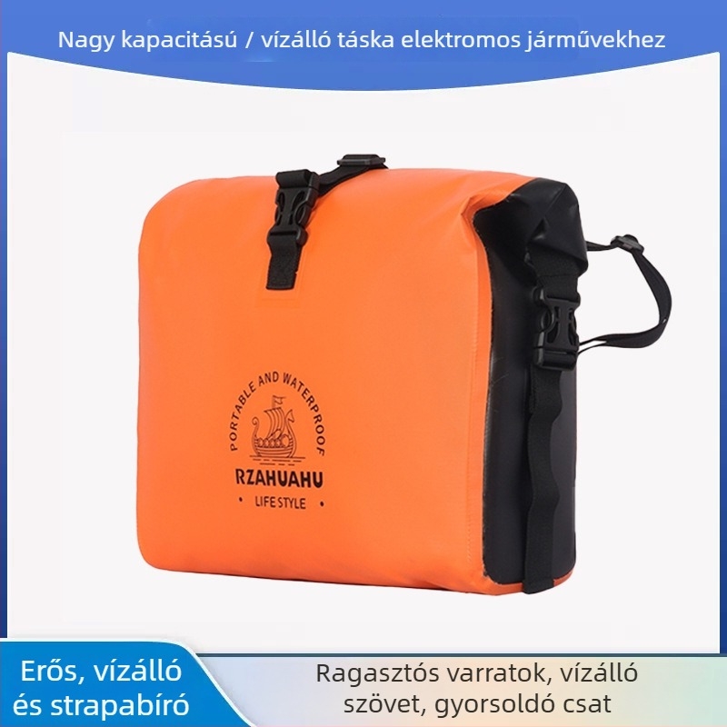 Első kerékpár táska, PVC vízálló, 9L, KS1623