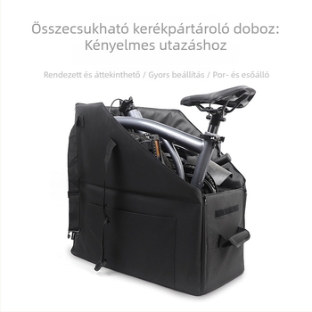 Xiaobu összecsukható kerékpár tároló táska, 14–16 hüvelyk, SUV csomagtartó táska, kompatibilis Dahon és Brompton táskákhoz