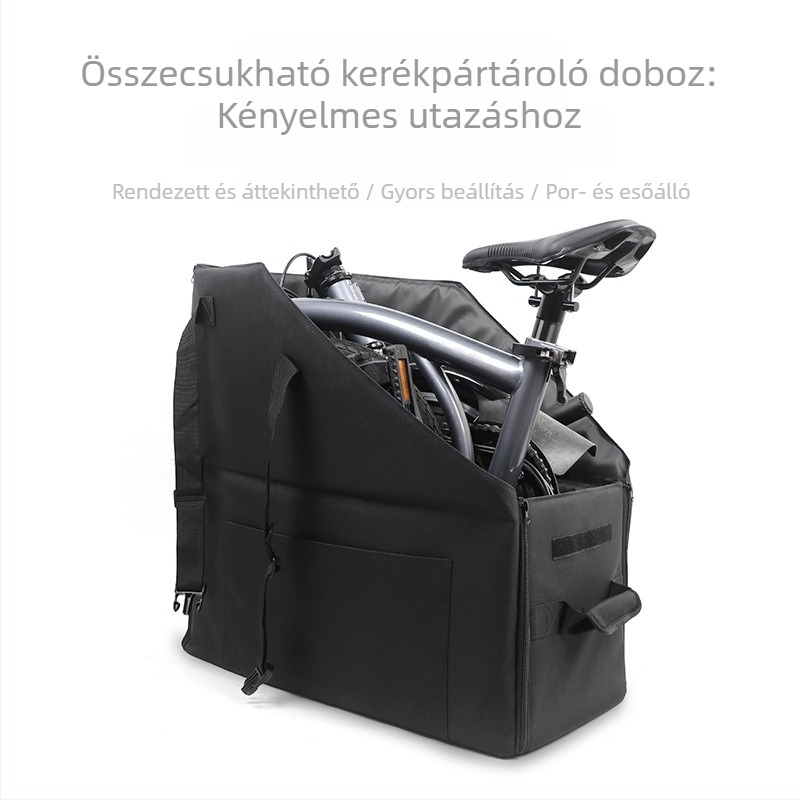 Xiaobu összecsukható kerékpár tároló táska, 14–16 hüvelyk, SUV csomagtartó táska, kompatibilis Dahon és Brompton táskákhoz