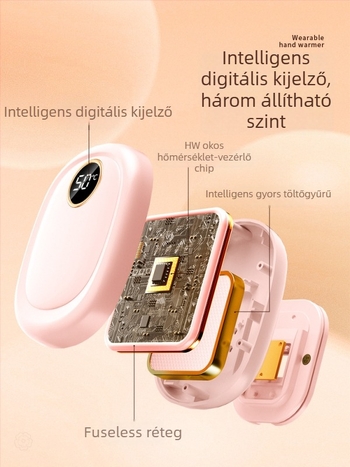 Kerékpáros kesztyű USB-töltéses grafén fűtéssel, kültéri téli használatra