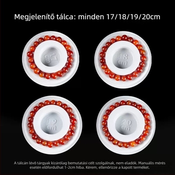 Ékszer gyöngy bemutató tálca – DIY karkötő tervezéséhez, gyanta, geometriai konkáv-konvex forma, Hongma MZ2373