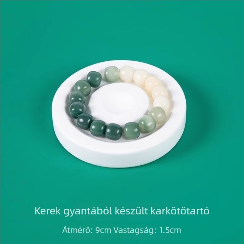 Ékszer gyöngy bemutató tálca – DIY karkötő tervezéséhez, gyanta, geometriai konkáv-konvex forma, Hongma MZ2373