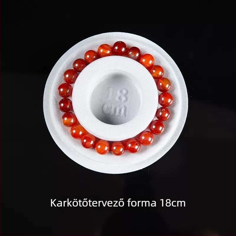 Ékszer gyöngy bemutató tálca – DIY karkötő tervezéséhez, gyanta, geometriai konkáv-konvex forma, Hongma MZ2373