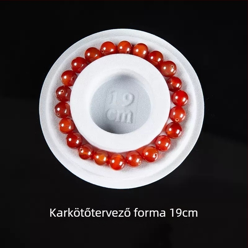 Ékszer gyöngy bemutató tálca – DIY karkötő tervezéséhez, gyanta, geometriai konkáv-konvex forma, Hongma MZ2373