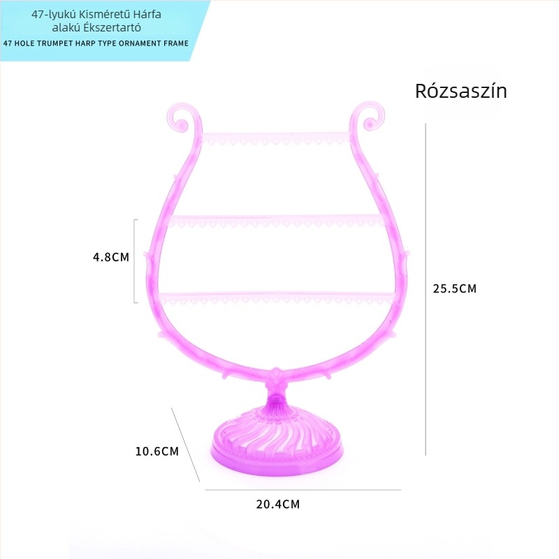Lan Jun Pianó típusú ékszerkirakat, kétszintes, PP műanyag, injekciós formázás, Art Wind stílus