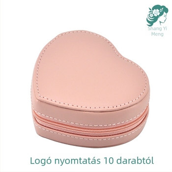 Szív alakú ékszerdoboz PLX801, Cortical anyag, egyszínű mintázat