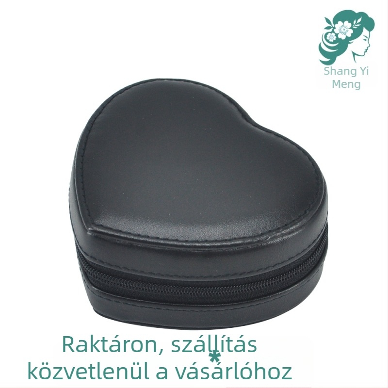 Szív alakú ékszerdoboz PLX801, Cortical anyag, egyszínű mintázat