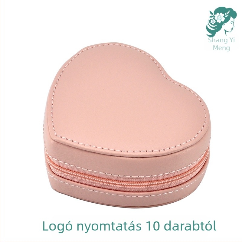 Szív alakú ékszerdoboz PLX801, Cortical anyag, egyszínű mintázat