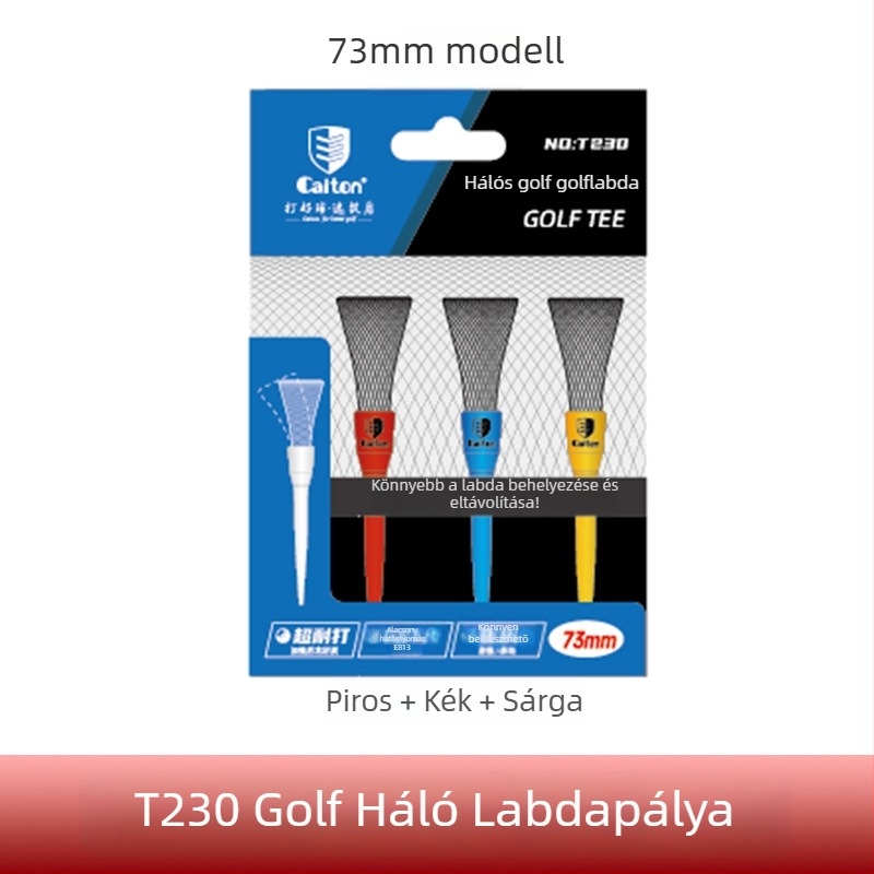 Caiton Golf Tüske Hálós Dizájnnal, Alacsony Ellenállás, Magas Rugalmasságú Labdát Tartó, Klub Kímélő Design, Tee-off Lépés Korlátozott