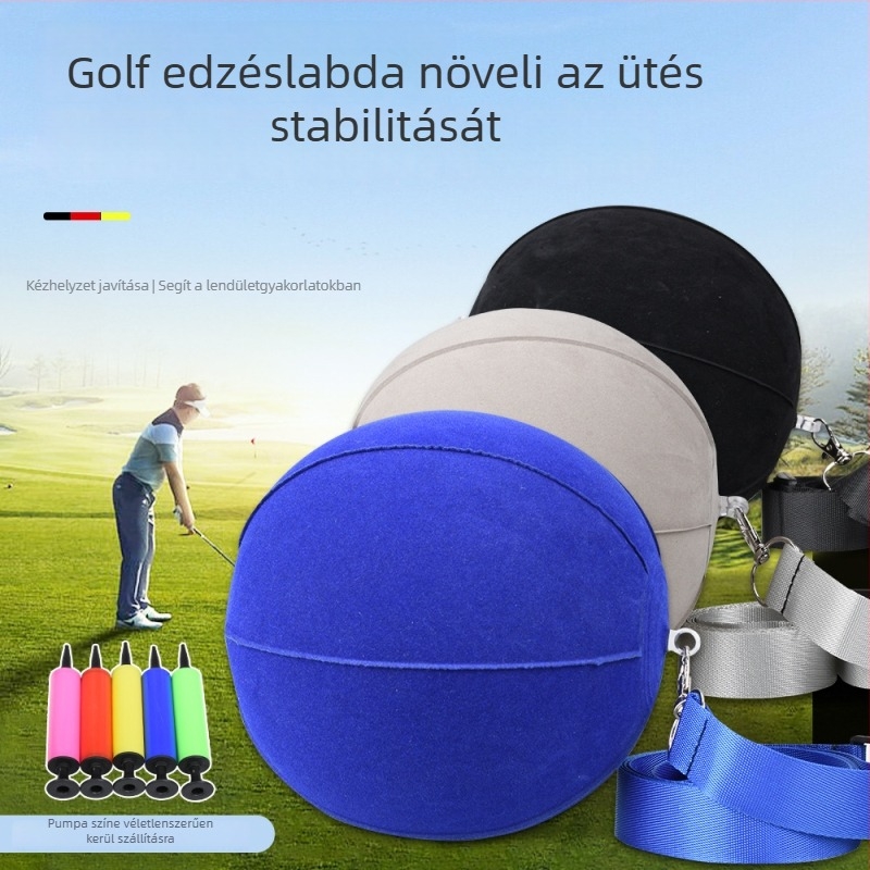 Golf okoslabda – ütés közbeni testhelyzet korrigáló edző, kar-korrektor segéd, PVC, Kaiersn