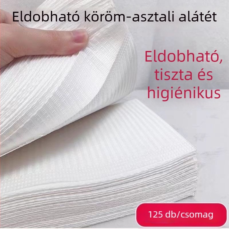 Egyszer használatos manikűrasztali papíralapú matrac tisztító párnával