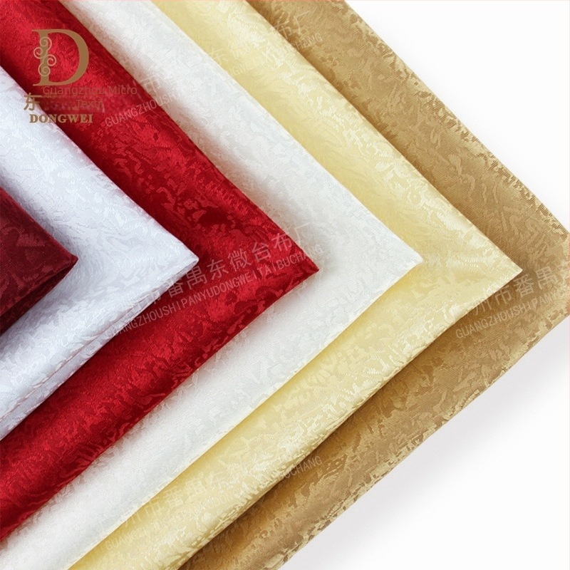 Négyzet alakú asztalterítő PVC anyagból, jacquard növény- és virágmintával, magas hőállóság, Chengdinghui