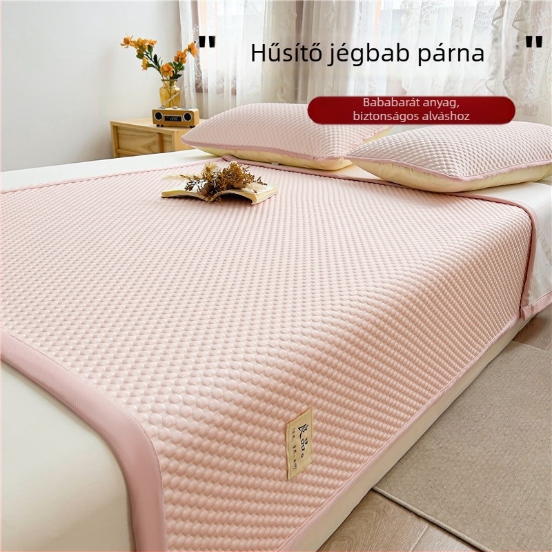 Grade A hűsítő ice-silk matrac kollégiumokhoz, hajtogatható, minimalist stílus, készlet egyszemélyes és kétszemélyes ágyhoz