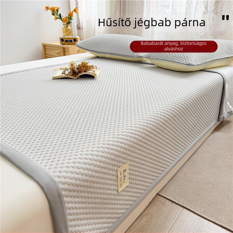 Grade A hűsítő ice-silk matrac kollégiumokhoz, hajtogatható, minimalist stílus, készlet egyszemélyes és kétszemélyes ágyhoz