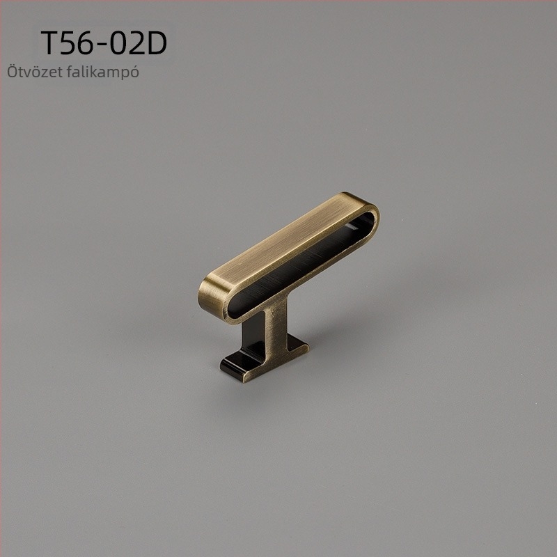 Függönykampó, cink-ötvözet, modell T56-02C, rögzítés típusú függönyökhöz, könnyed luxus stílus