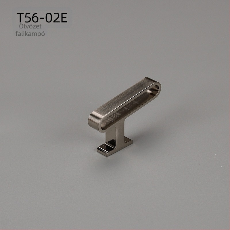 Függönykampó, cink-ötvözet, modell T56-02C, rögzítés típusú függönyökhöz, könnyed luxus stílus