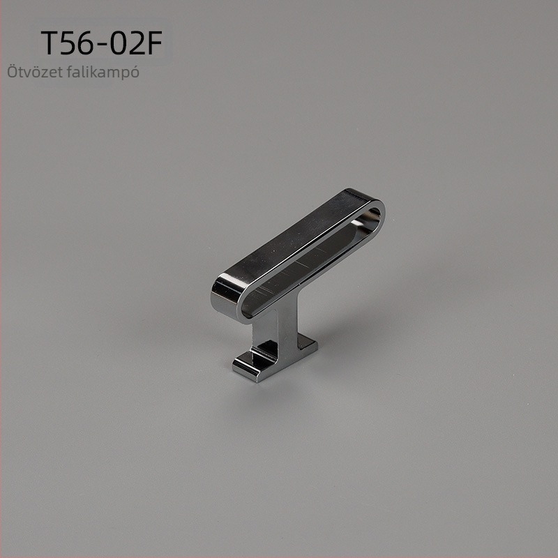 Függönykampó, cink-ötvözet, modell T56-02C, rögzítés típusú függönyökhöz, könnyed luxus stílus