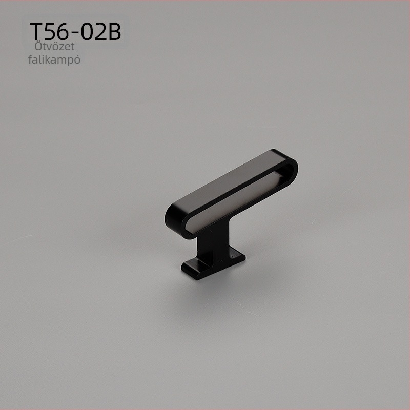 Függönykampó, cink-ötvözet, modell T56-02C, rögzítés típusú függönyökhöz, könnyed luxus stílus