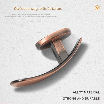 Függönykampó, lapos szög, cinkötvözet