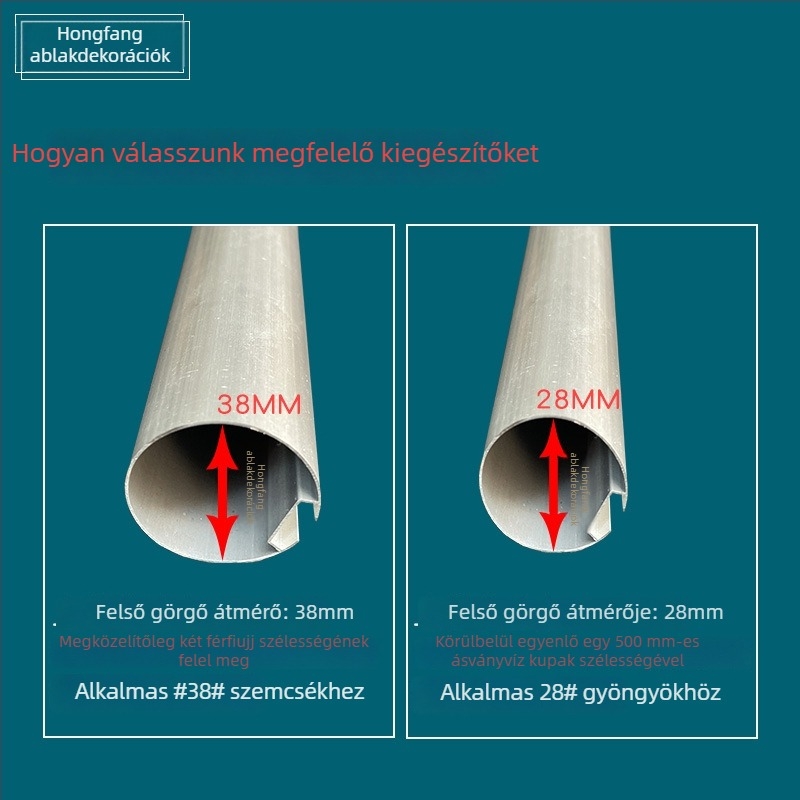 Rolettás függöny kiegészítő tartó – Anyag: POM, Hongfang, Kategória: Kiegészítők, Stílus: Modern egyszerűség