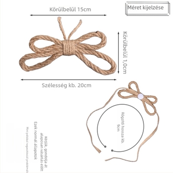 Függönyövek - modern minimalist kenderzsinórok, fonott, testreszabható, Ming qian márka