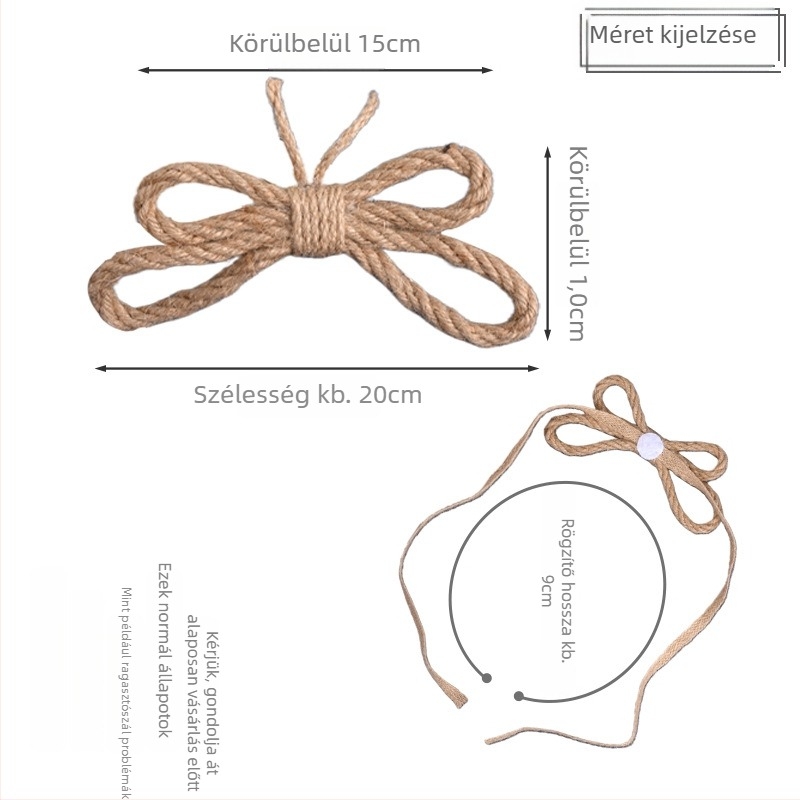 Függönyövek - modern minimalist kenderzsinórok, fonott, testreszabható, Ming qian márka