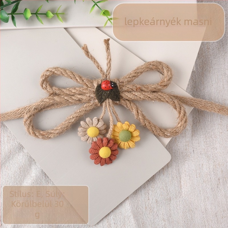 Függönyövek - modern minimalist kenderzsinórok, fonott, testreszabható, Ming qian márka