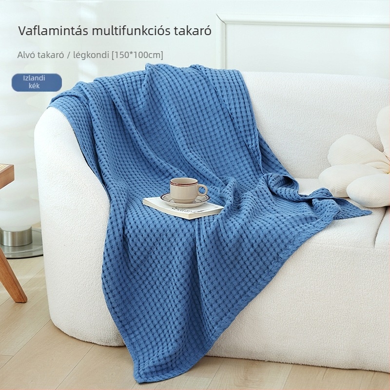 Pamut törölköző-takaró, 300–499 g, négy évszak univerzális, modern minimalizmus