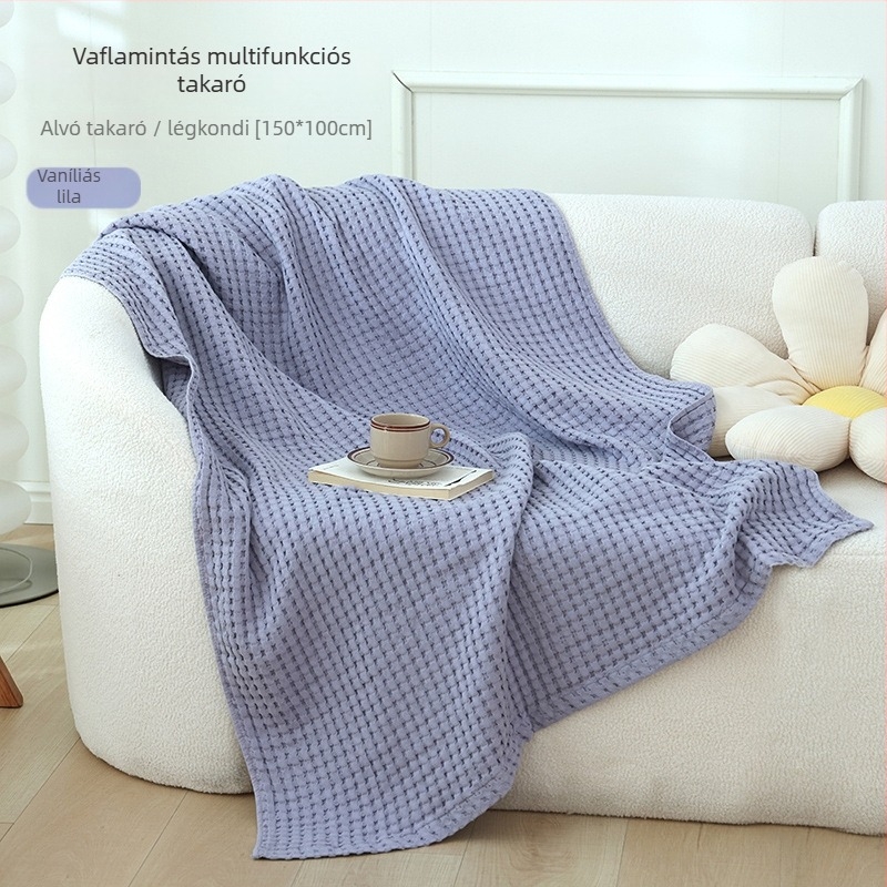 Pamut törölköző-takaró, 300–499 g, négy évszak univerzális, modern minimalizmus