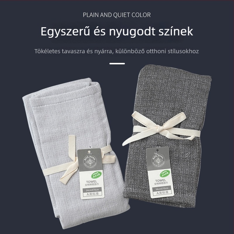 Sleep babaarc törölköző 100–120 g, 100% pamut, puha, nedvszívó, bőrbarát, légáteresztő, sík szövés