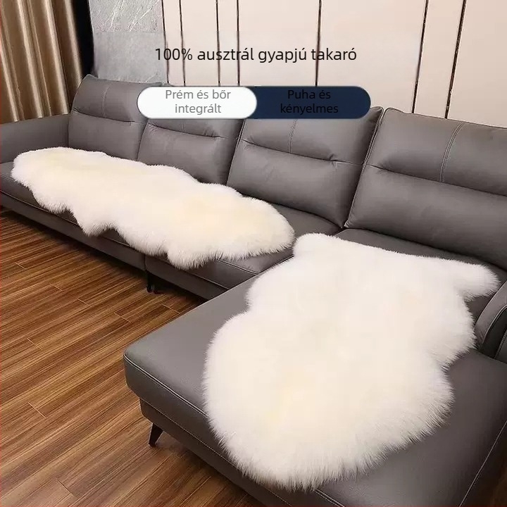 Terry gyapjú kanapé párna sarokkanapéhoz, minimalist stílus, testreszabható