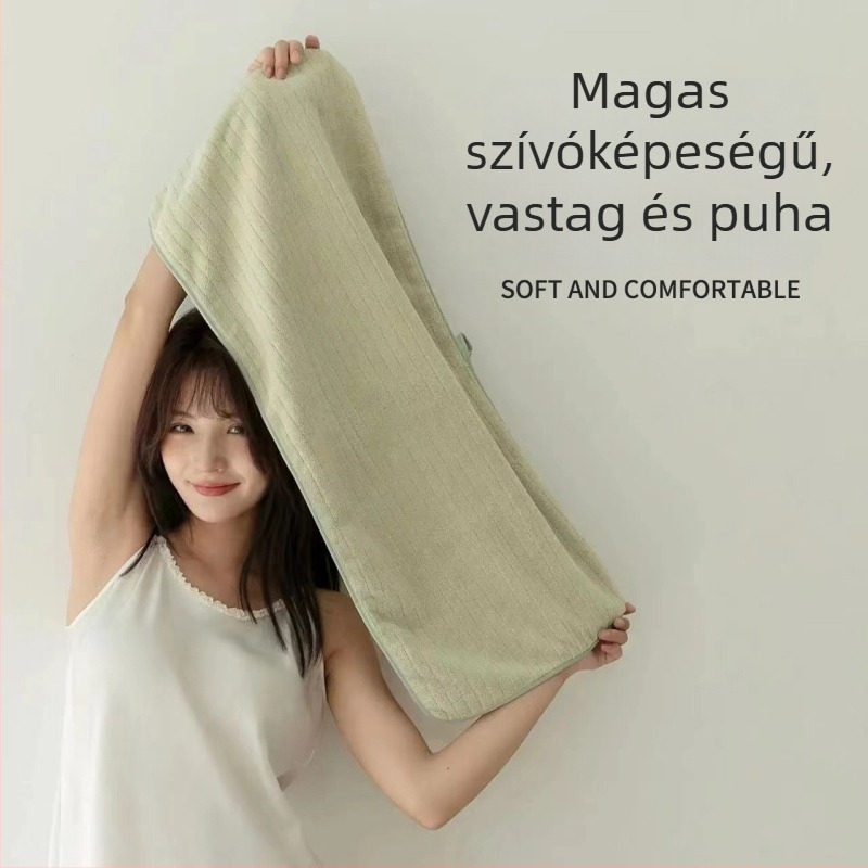 Test- és arc törölköző készlet korall fleece anyagból, sima szövésű, 80–100 g súly.
