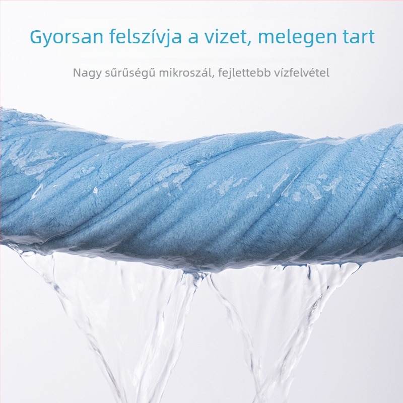 Gyerekek fürdőköpeny kapucnival, korall fleece, extra vastag és puha, nedvszívó, A osztály