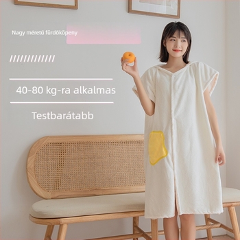 Kapuccsal ellátott fürdőlepedő overál rövid ujjúval, csillagzsebbel, színálló, nedvszívó, gyorsan száradó