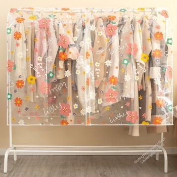 Ruhák porvédő tasak – műanyag, egyszerű kínai stílus, utazáshoz, por elleni védelem