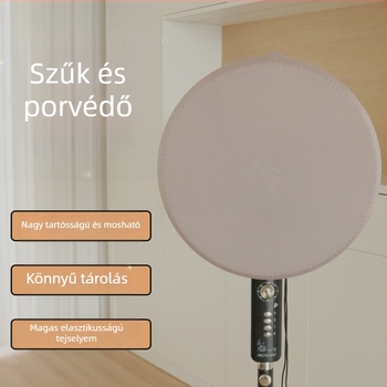 Kaixiu rugalmas ventilátorkapszula — porvédő burkolat álló- és fal ventilátorokhoz, anyag milk silk, 2024-es kiadás, 100 darabos csomag