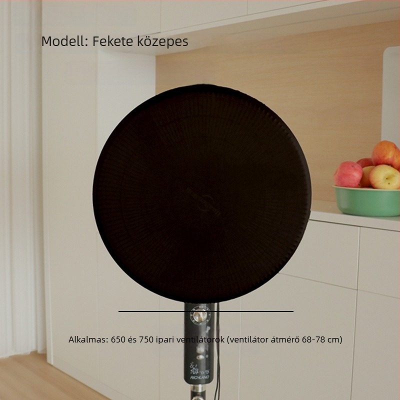 Kaixiu rugalmas ventilátorkapszula — porvédő burkolat álló- és fal ventilátorokhoz, anyag milk silk, 2024-es kiadás, 100 darabos csomag