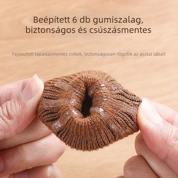 Asztal- és szék lábvédők | Kör alakú, poliészter rost, 80/20 arány, egyszínű mintázat, csúszásmentes