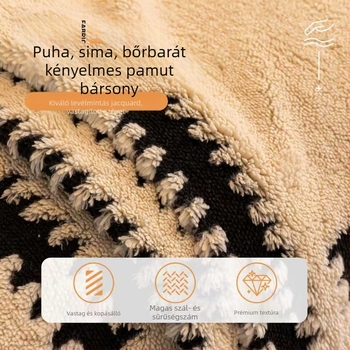 Shuyi plüss kanapévédő őszi–téli, teljes takaró, csúszásmentes párnahuzat, modern minimalist stílus