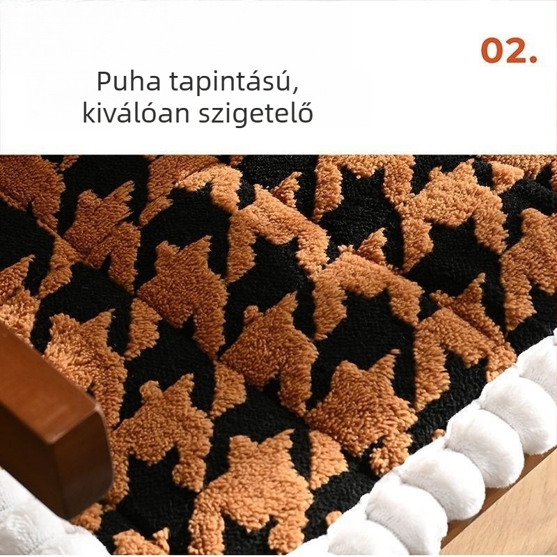 Juhbársonyos ülőpárna, csúszásmentes, téli meleg, irodai, otthoni és diák székekhez