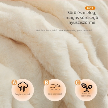 Plüss kanapétakaró, csúszásmentes, univerzális, egyrészes, egyszínű, minimalist stílus